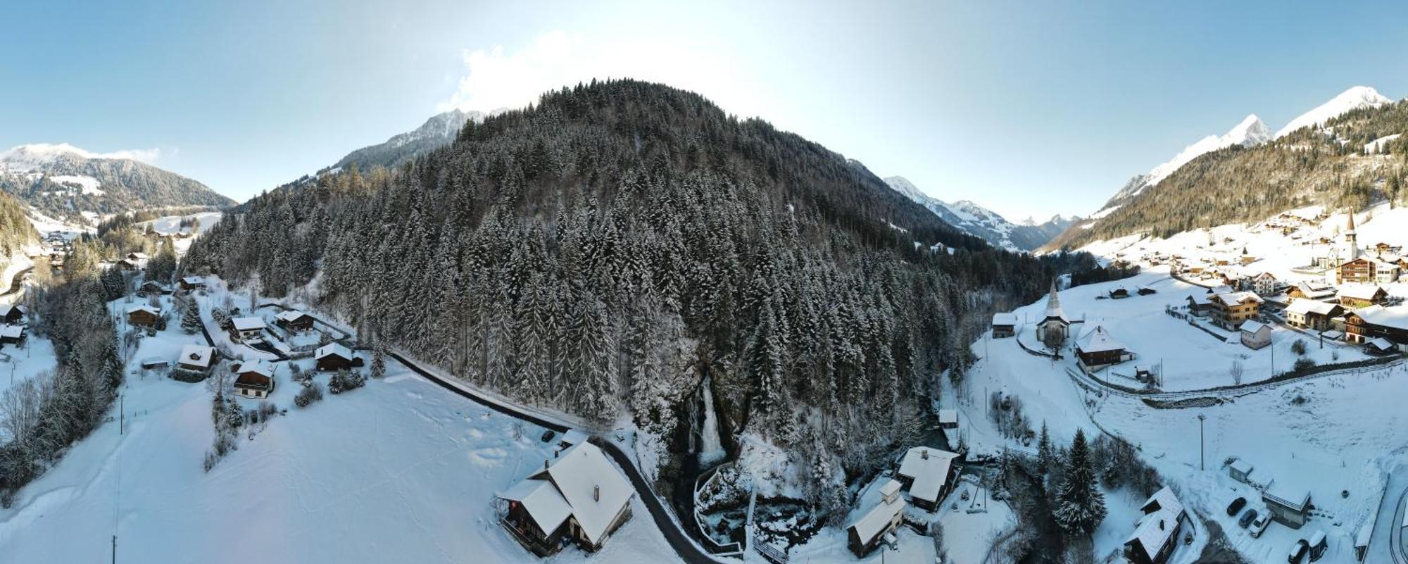 Hotel Cascade De Jaun Extérieur photo